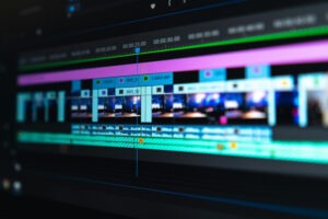 Časová os Adobe Premiere